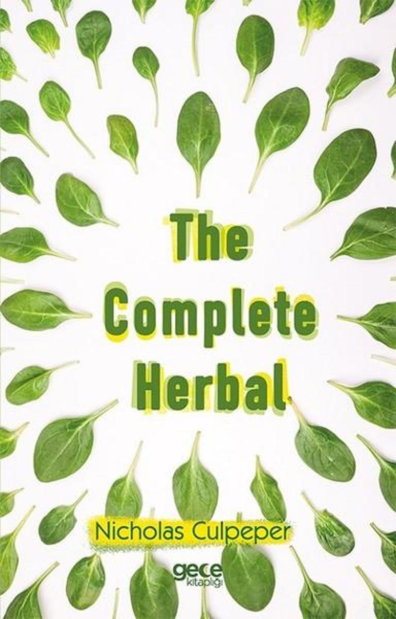 Gece Kitaplığı The Complete Herbal - Nicholas Gent Culpeper