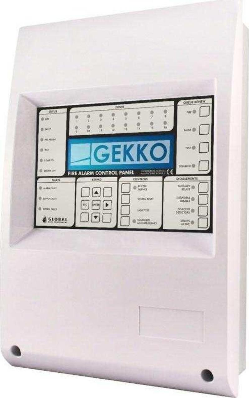 GEKKO+4  4 Loop Yangın Alarm Kontrol Paneli 500 Adres