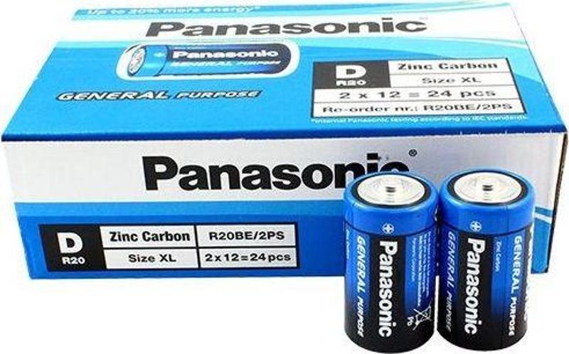 Panosonic Büyük Boy D Pil 24 lü Paket