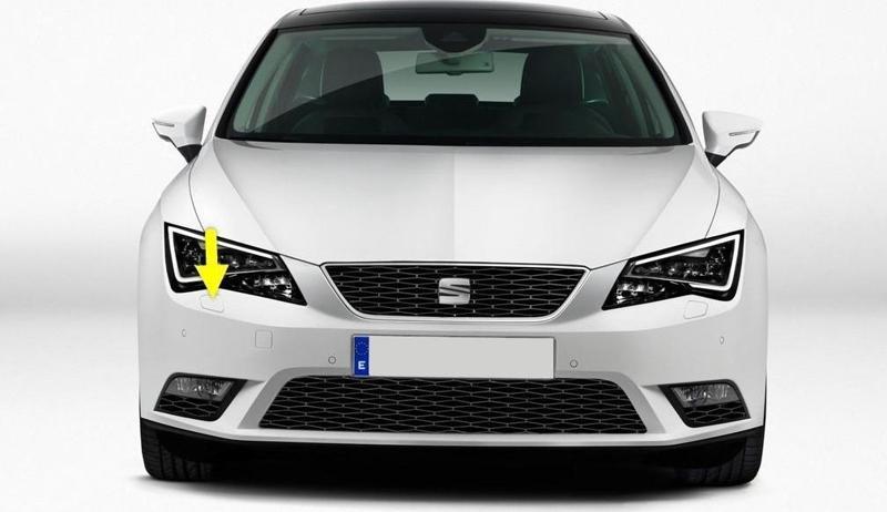 Seat Leon 3 2013-2016 Sağ Ön Far Yıkama Kapağı 5F0807754