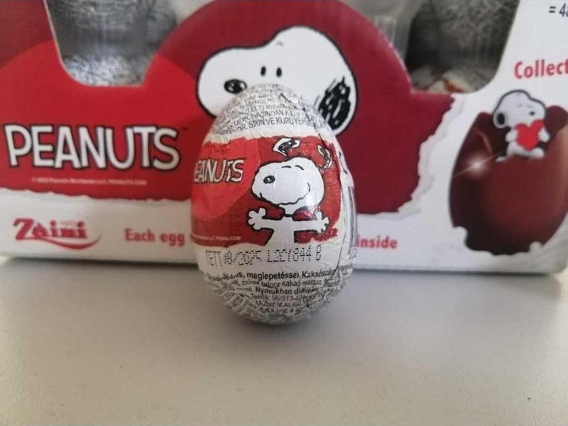 Snoopy (Peanuts) Çikolatalı Sürpriz Yumurta 20gr