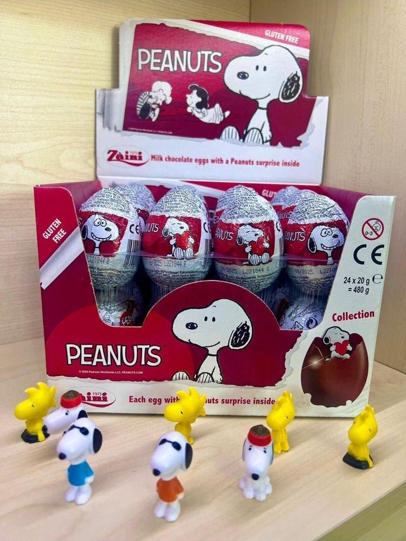 Snoopy (Peanuts) Çikolatalı Sürpriz Yumurta 24*20gr