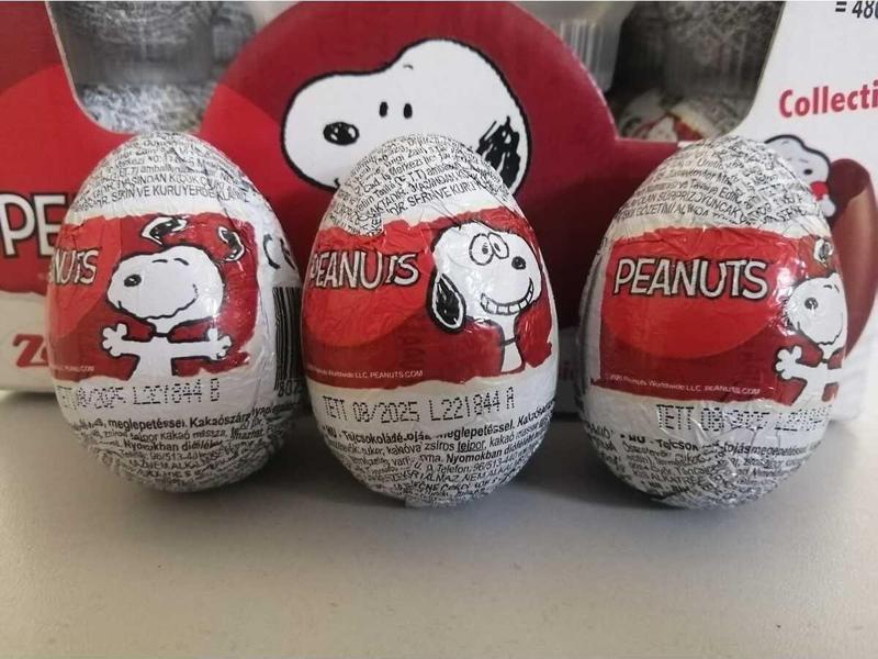 Snoopy (Peanuts) Çikolatalı Sürpriz Yumurta 3*20gr