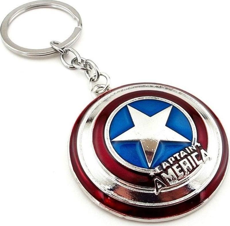 Captain America Kalkan Marvel Avengers Metal Anahtarlık KC063