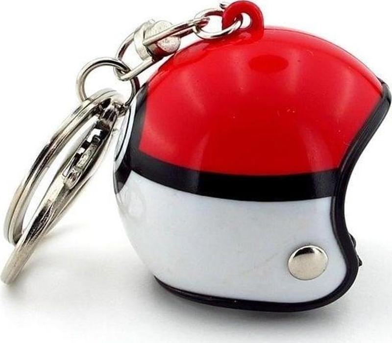 Pokeball Pokemon Motosiklet Scooter Motor Kaskı Anahtarlık KC085