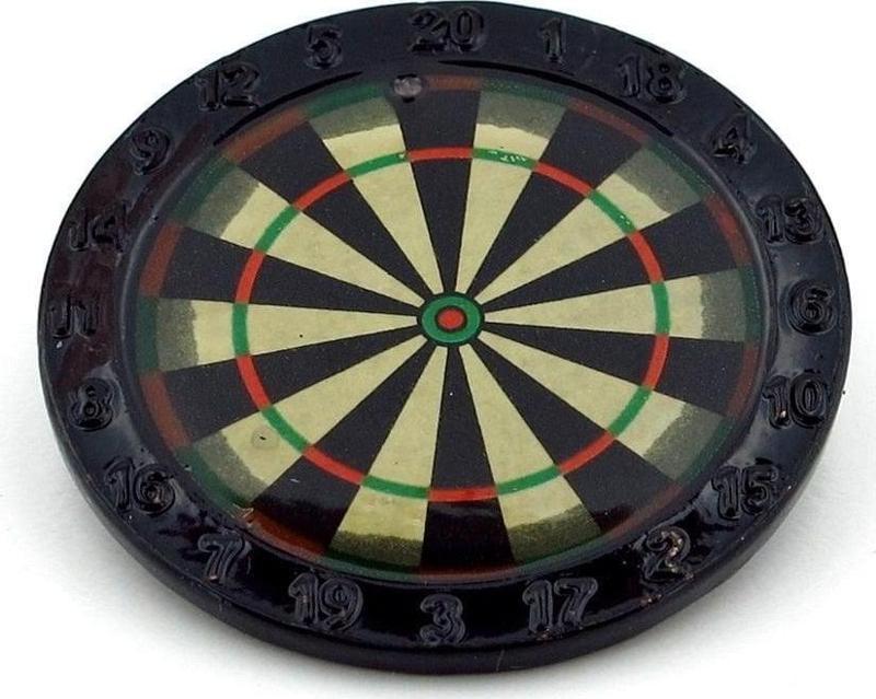 Dart Hedef Tahtası Yaka Çanta Süsü Rozet Pin RZ137