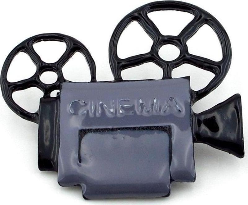 Kamera Sinema Yönetmen Film Yaka Çanta Süsü Rozet Pin RZ140