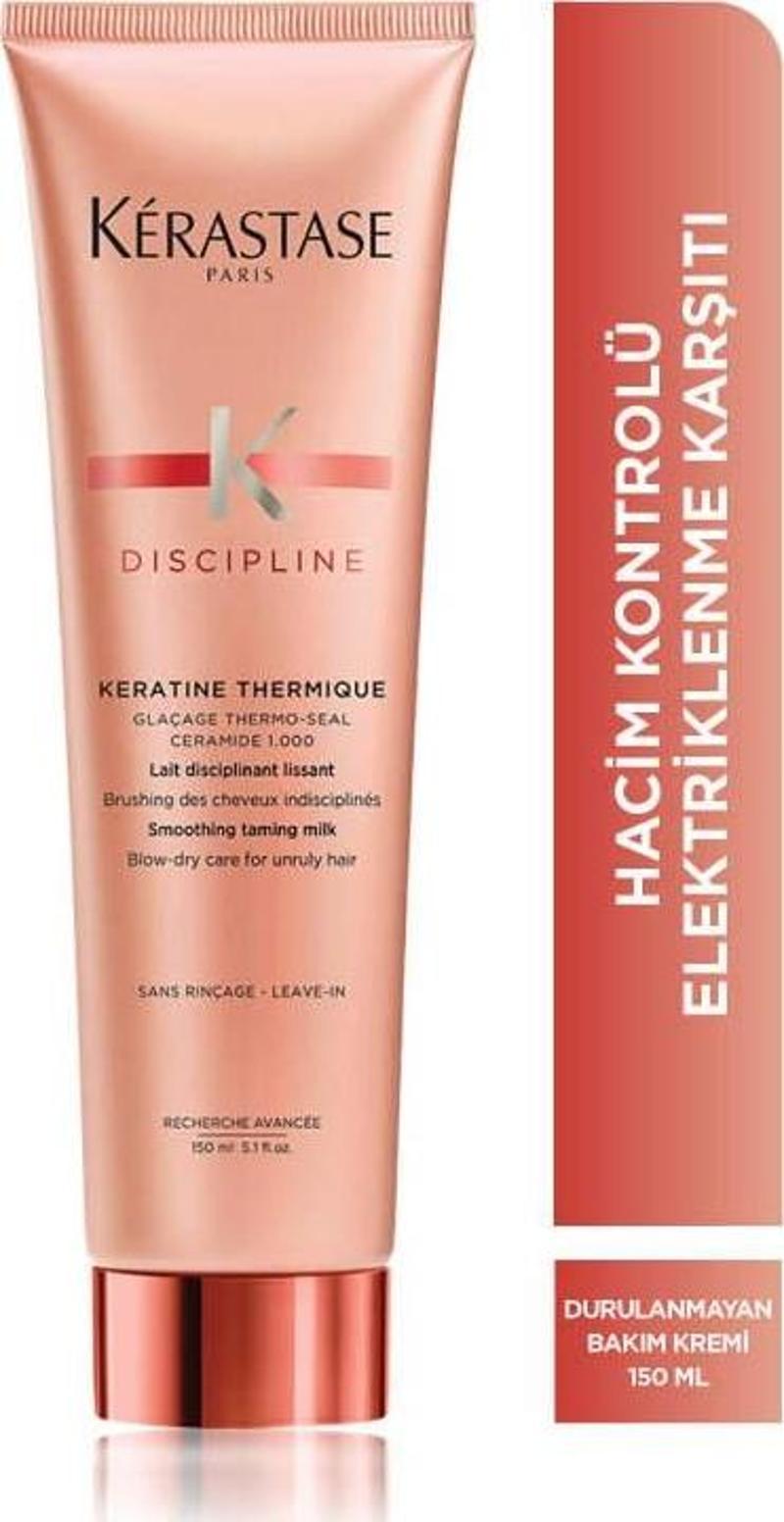 Discipline Keratine Thermique Elektriklenme Karşıtı Şekillendirici Saç Bakım Kremi 150ml