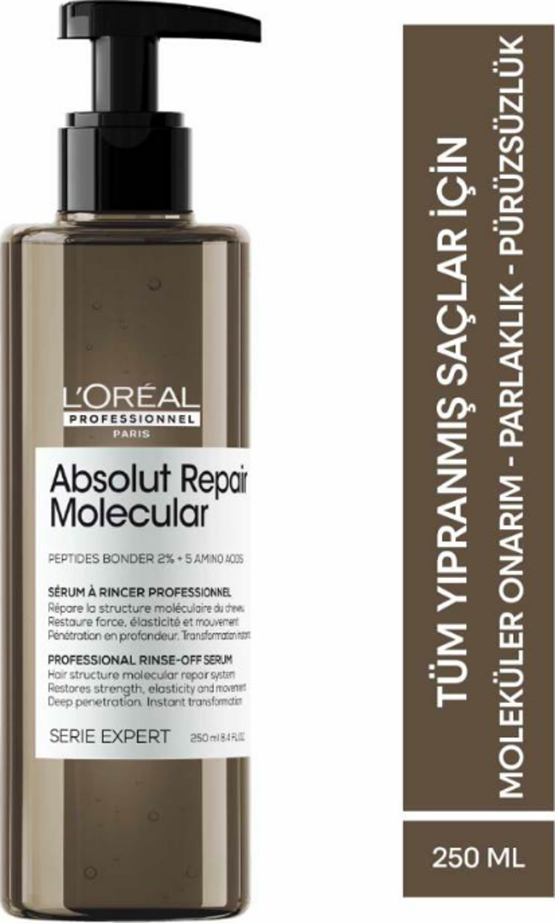 L'Oreal Professionnel Serie Expert Absolut Repair Molecular Tüm Yıpranmış Saçlar İçin Durulanan Serum 250ml