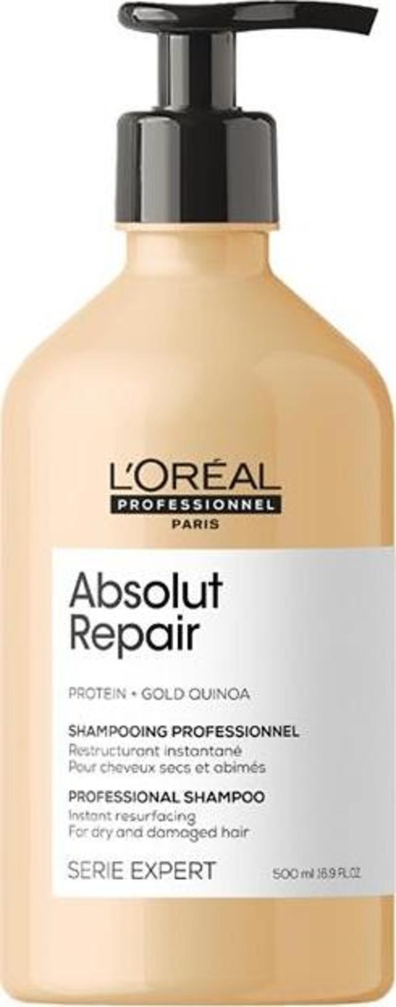 L'Oreal Professionnel Serie Expert Absolut Repair Yıpranmış Saçlar için Onarıcı Şampuan 500ml