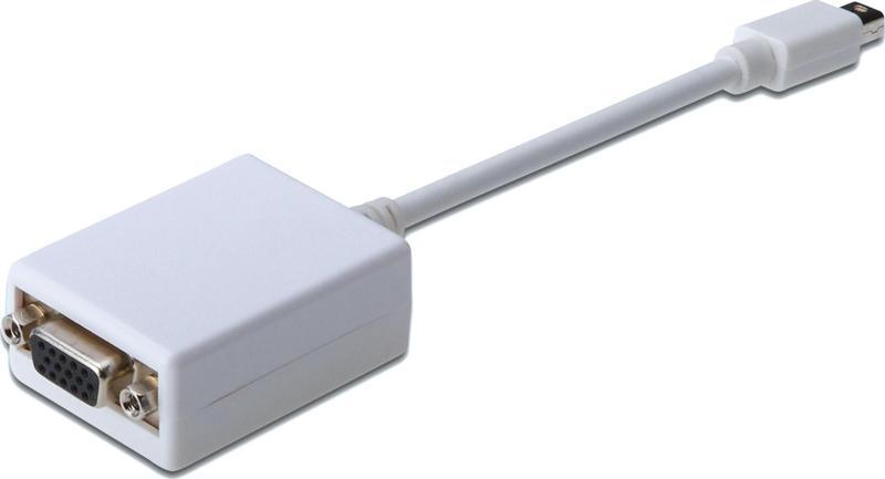 Mini DisplayPort (mini DP) &lt;-&gt; VGA Adaptörü, mini DP Erkek - HD15 Dişi, 0.15 metre, DP 1.1a uy