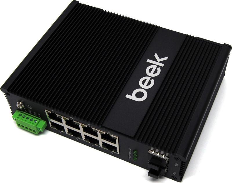 Yönetilemeyen L2 Endüstriyel PoE Switch&lt;br&gt; 8 x 10/100/1000T + 2 x 1G SFP&lt;br&gt; PoE G