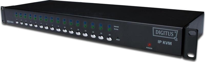 16 Port PS/2 - USB KVM on the NET™, 1 Lokal 1 Uzak Kullanıcı Erişimi