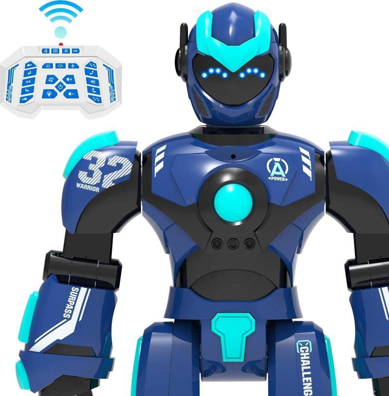 Programlanabilir Uzaktan Kumandalı Robot Ses kontrollü - Mavi