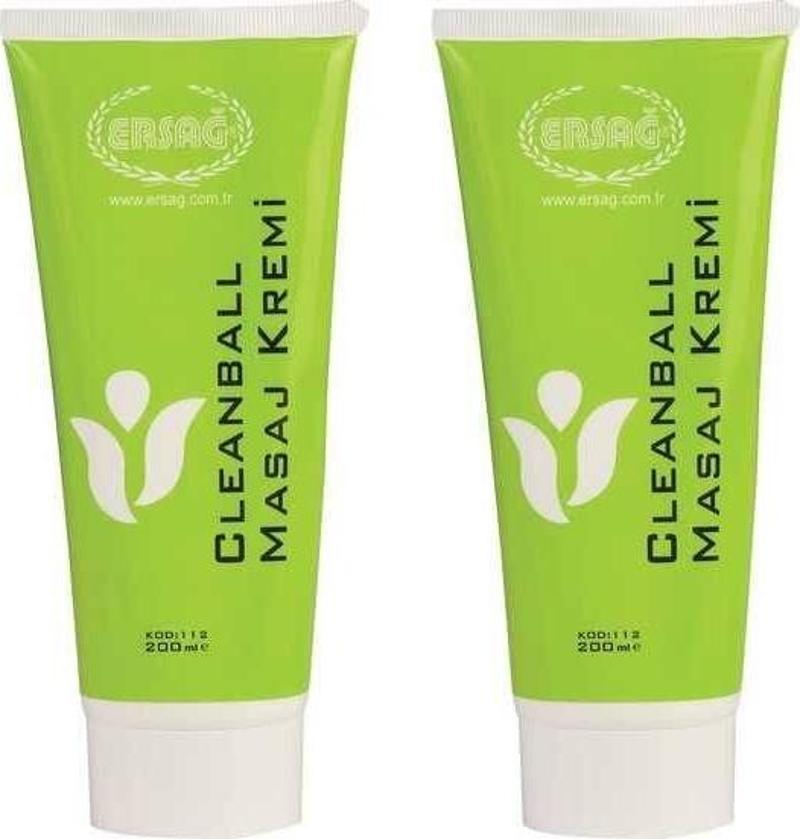 Clean Ball Masaj Kremi 200 Ml. * 2 Adet