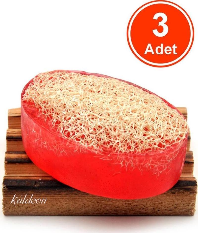 Kabak Lifli El Yapımı Doğal Nar Çekirdeği Yağı Sabunu 120 G x 3 Adet