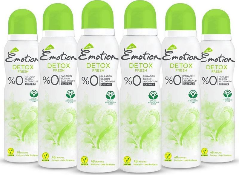 Detox Fresh Deodorant 6X150 Ml