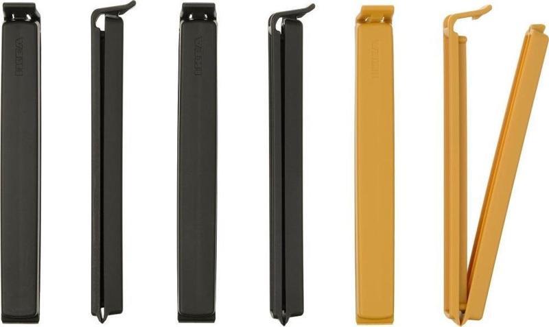 BEVARA Paket Poşet Mandalı / Klipsi - 6 Parça