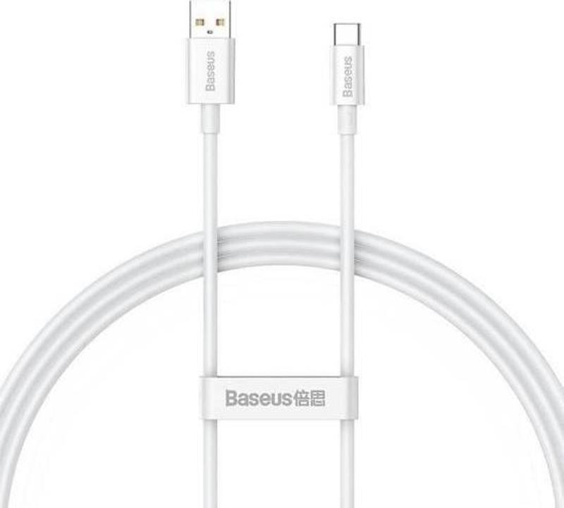 1MT 6A 100W Mega Hızlı USB To Type C Şarj ve Data Kablosu, Akım Ve Isı Korumalı Type C Kablo