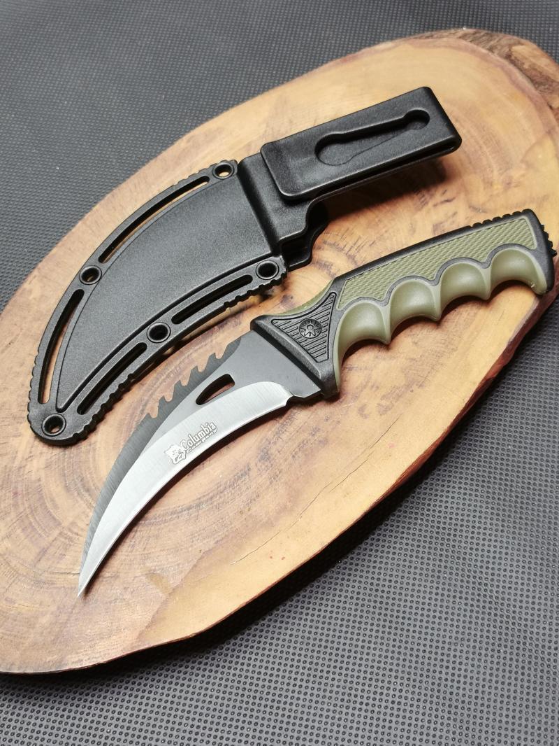 22 cm Karambit Sert Kılıflı Avcı Bıçağı 