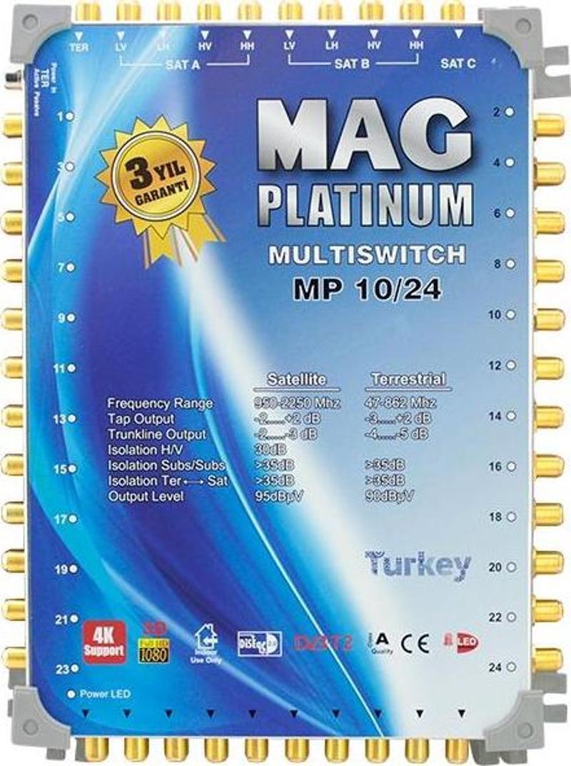 10*24 SONLU UYDU SANTRALİ MAG PLATINUM 