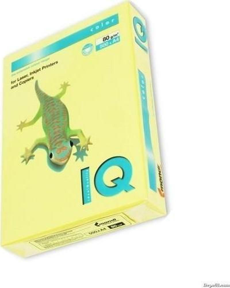 Iq Renkli Kağıt A4 80Gr/500 Yellow