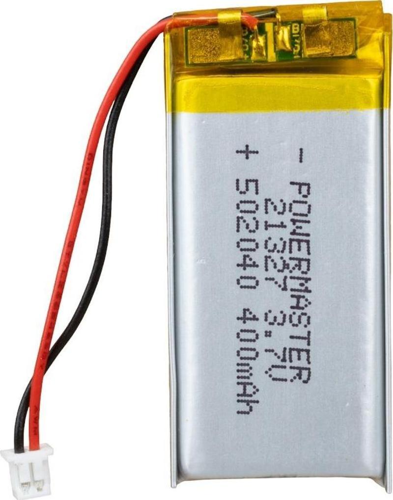 3.7 VOLT 400 MAH LİTYUM POLİMER PİL 