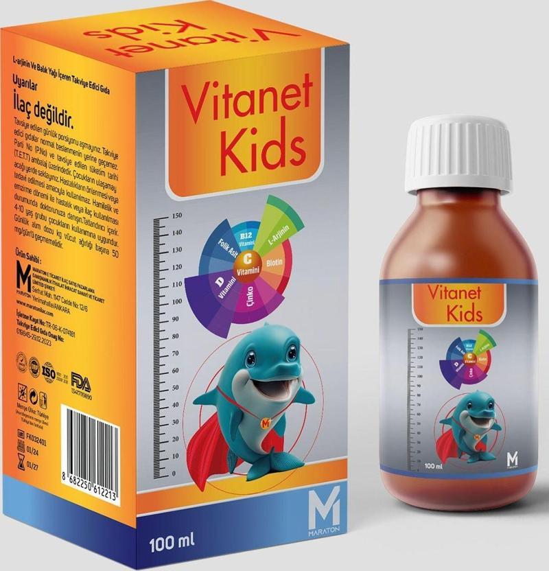 Kids Balık Yağı Multivitamin Şurup 100 ml