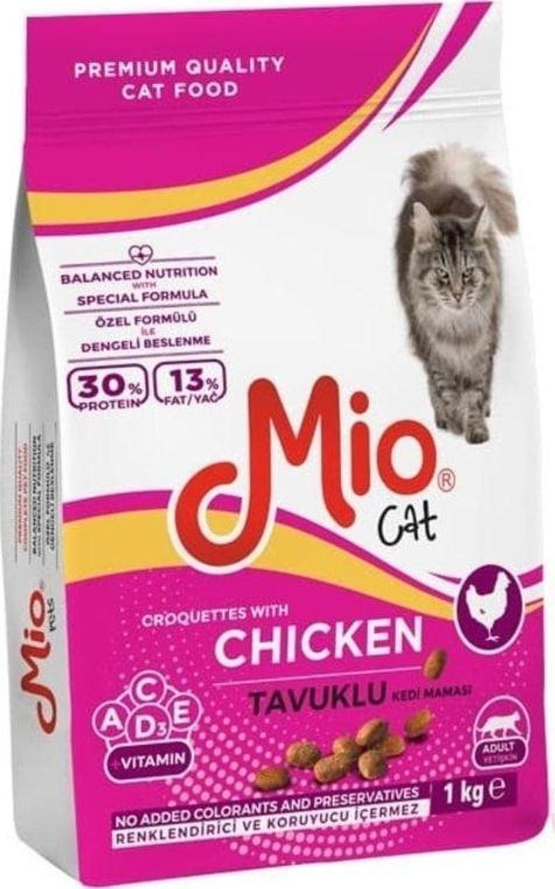 1 Kg - Tavuklu Yetişkin Kedi Maması 1 Adet. Kuru Mama