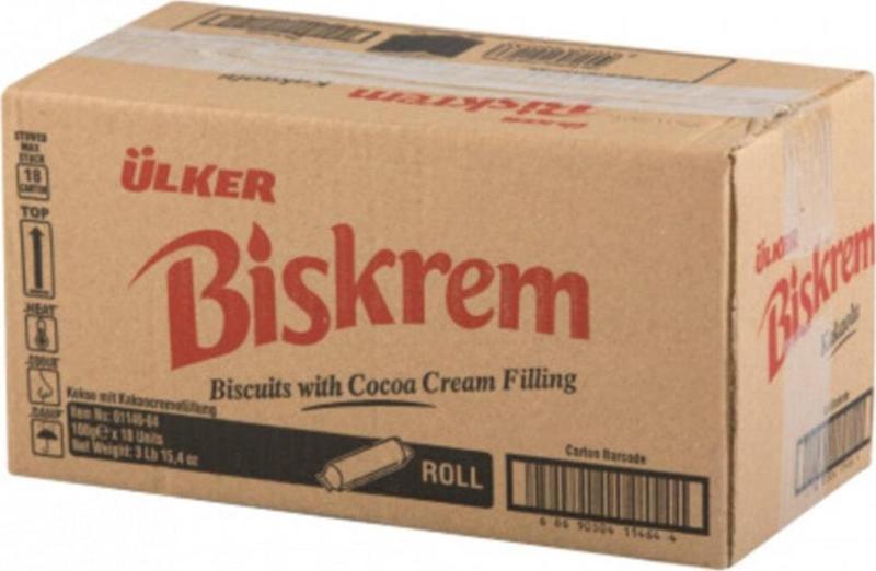 Biskrem Kakaolu Bisküvi 100 Gr (18 Adet)