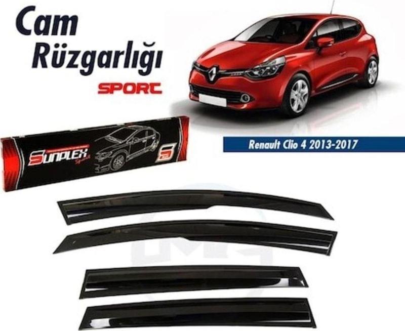 Renault Clio 4 2013-2018  Uyumlu Cam Rüzgarlık Mugen Tip Sunplex