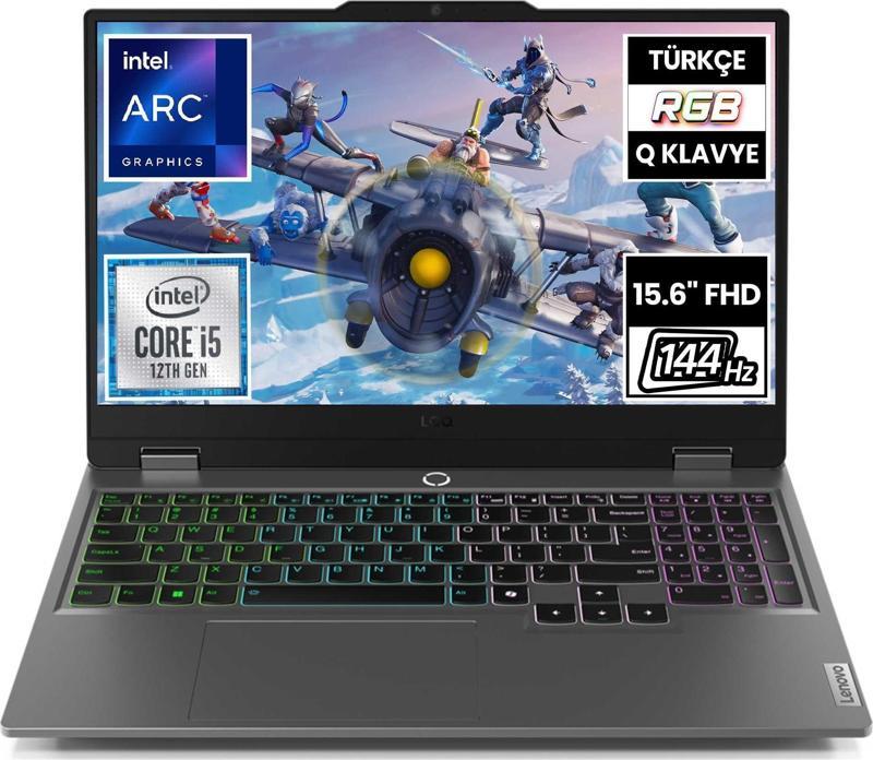 LOQ 83FQ000UTR i5-12450HX 16GB 512SSD A530M 15.6" FullHD FreeDOS Taşınabilir Bilgisayar