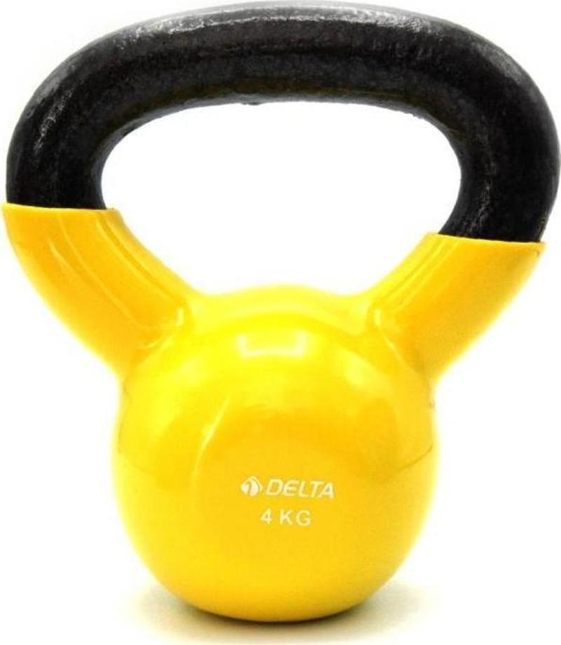 4 Kg. Çaydanlık Tipi Sarı Demir Dambıl - Kettlebell