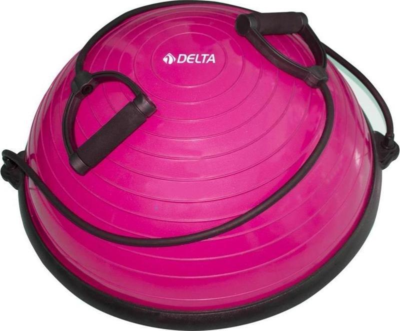 Uluslararası Standart Ebatlarda 62 Cm Çap Bosu Ball Bosu Topu Pilates Denge Aleti (Pompalı)