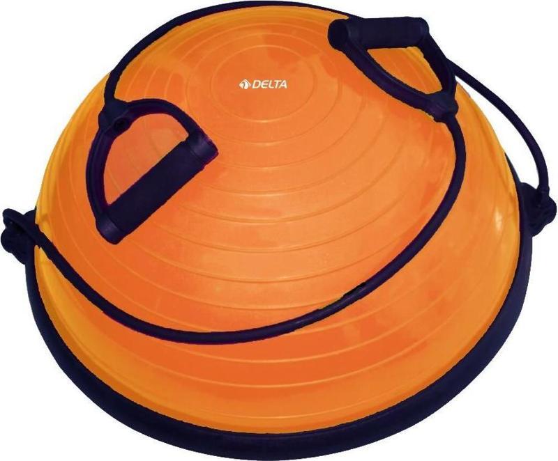 Uluslararası Standart Ebatlarda 62 Cm Çap Bosu Ball Bosu Topu Pilates Denge Aleti (Pompalı)