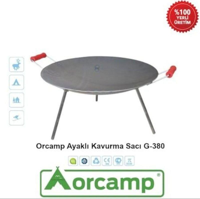 Ayaklı Kavurma Sacı Kamp Ve Piknik Sac G-380
