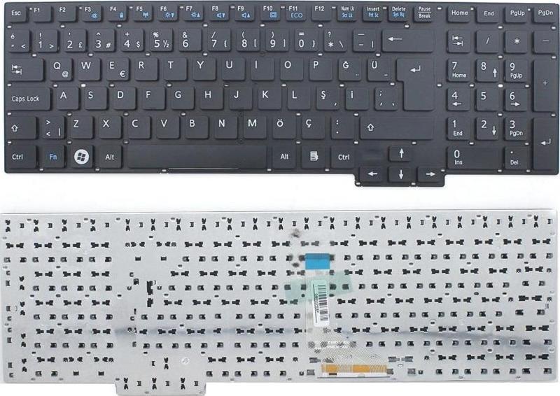 Fujitsu LifeBook A532, AH532, N532, NH532 Notebook Klavye Siyah TR CP612621-01 / Çerçevesiz