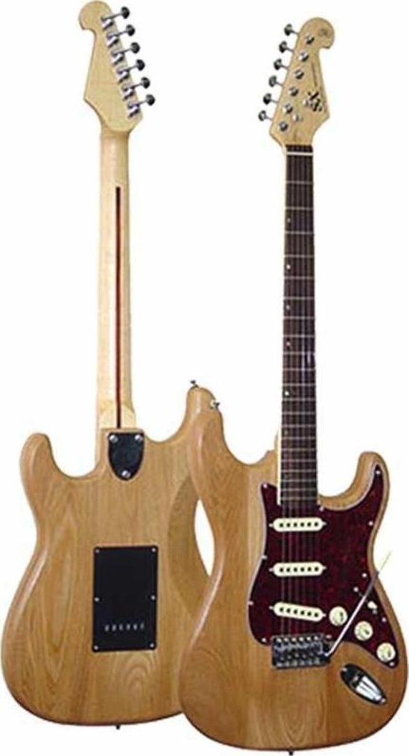 Stratocaster Elektro Gitar (Vintage Naturel)