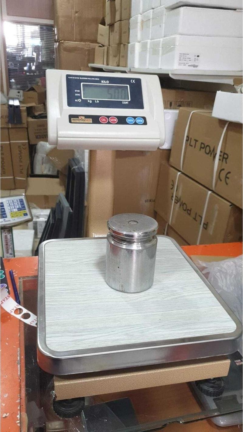 100 Kg Akülü Elektronik Terazi Şarjlı Katlanır Boyunlu Terazi