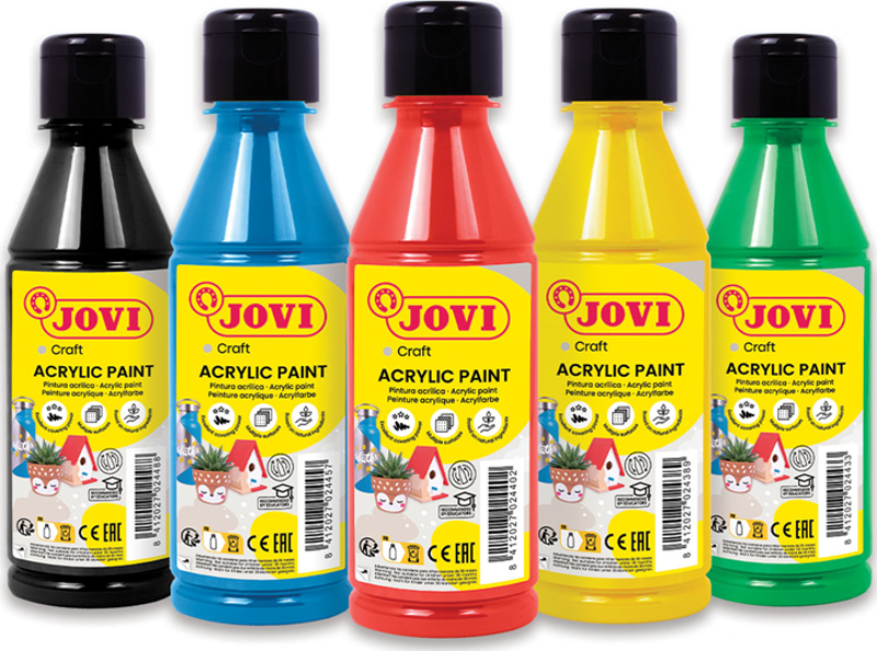 680 JOVIDECOR AKRİLİK BOYA 250 ml BEYAZ