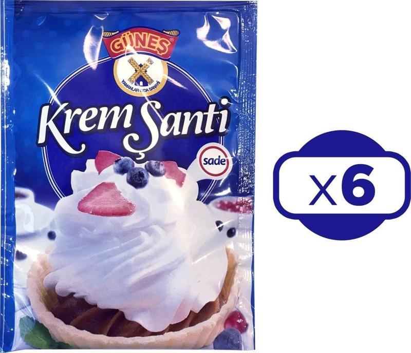 Krem Şanti Sade 75 gr x 6 Adet