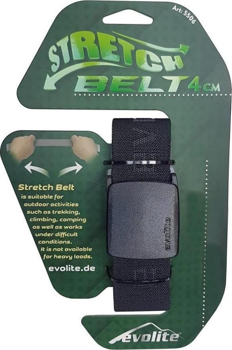 125cm Stretch Belt Esneyebilen Outdoor Kemer Siyah