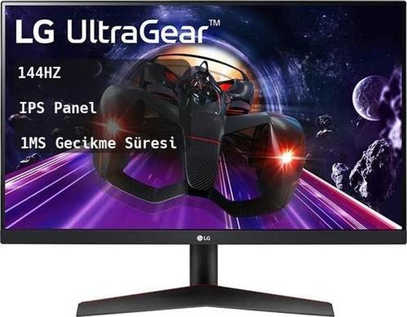 23.8" 24GN60R-B 144Hz 1Ms FreeSync Premium Full HD IPS Gaming Monitör