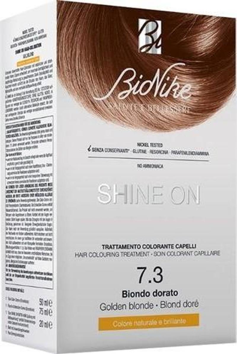 Shine On Saç Boyama Kiti Altın Sarı No:7.3