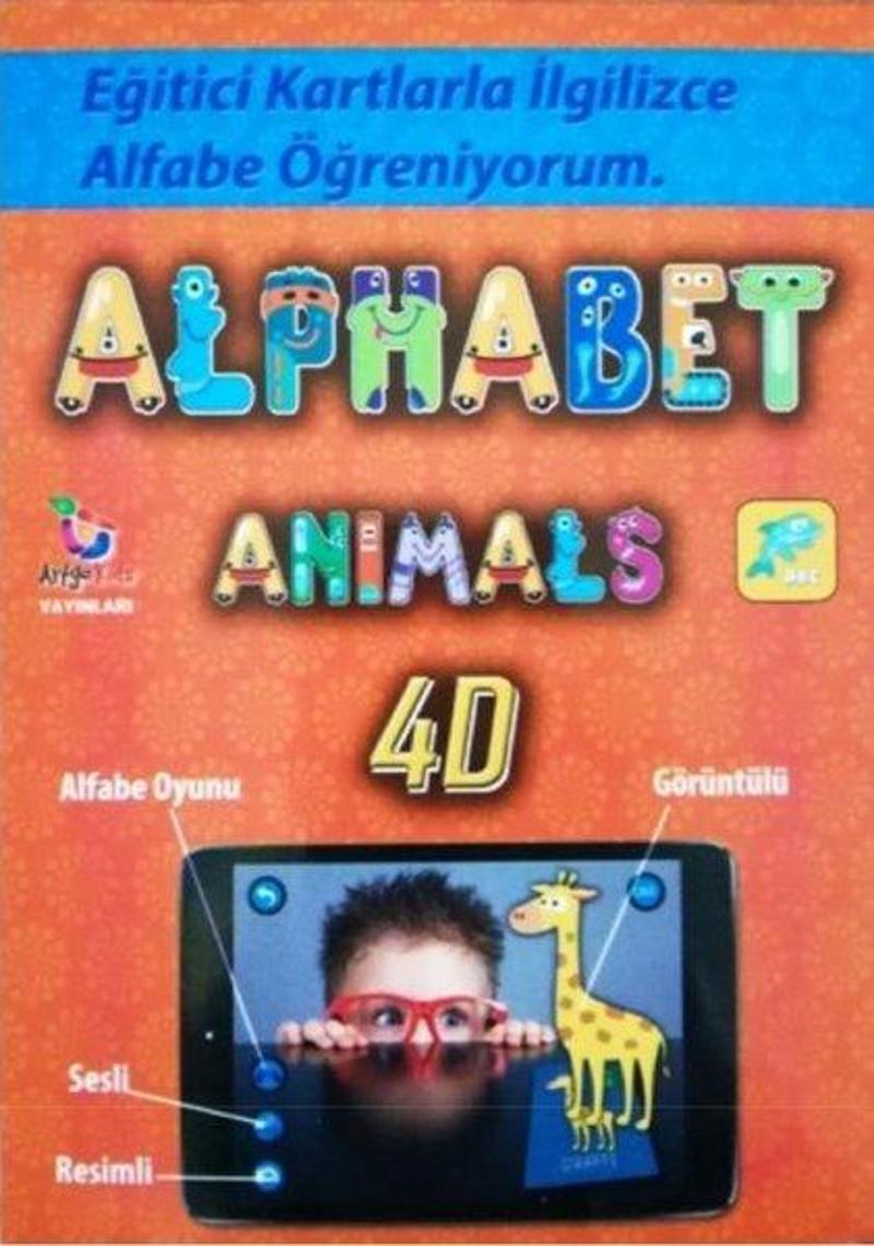 Artge Kids Yayınları Alphabet Animals 4D - Kolektif