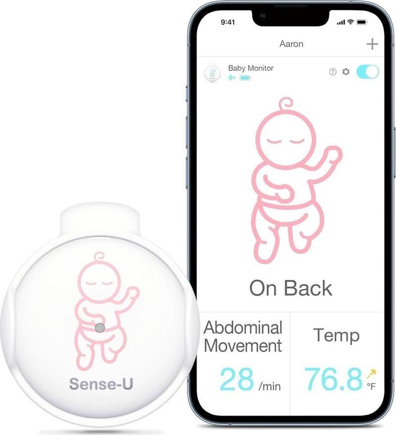 Akıllı Bebek Karın Hareket Monitörü - Pembe