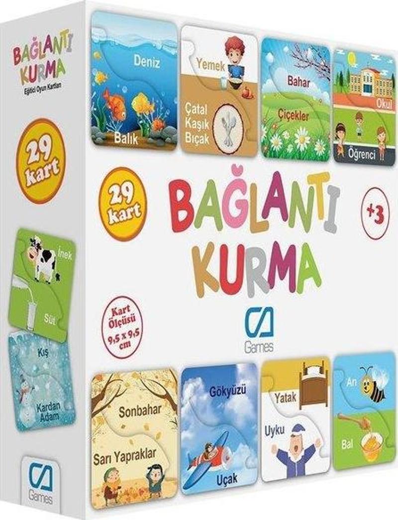 Eğitici Oyun Kartları Bağlantı Kurma 5043