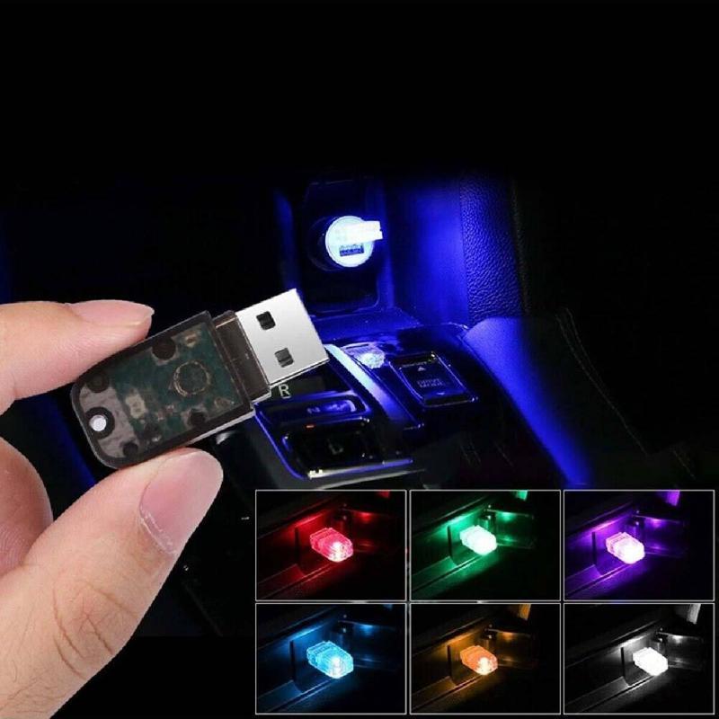 Usb Mini Led Lamba Disko 7 Renkli 12 Volt Dekoratif Işık Ev Araba Dış Mekan Uyumlu