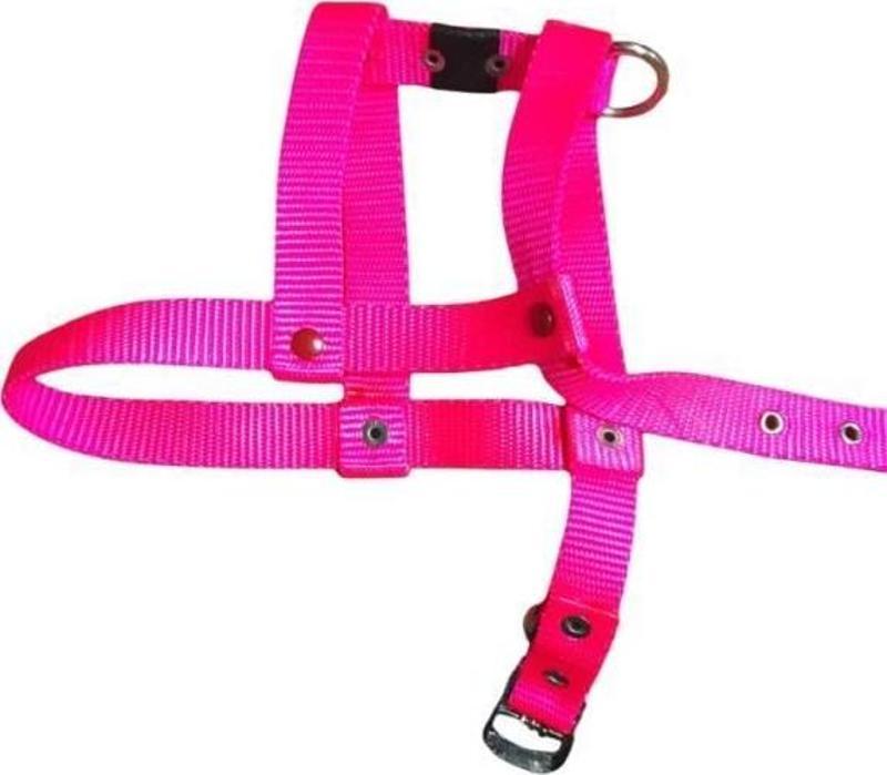 Lovely Ayarlanır Köpek Göğüs Tasması 2cm 5-17 Kg Aralığındaki Köpeklere PEMBE