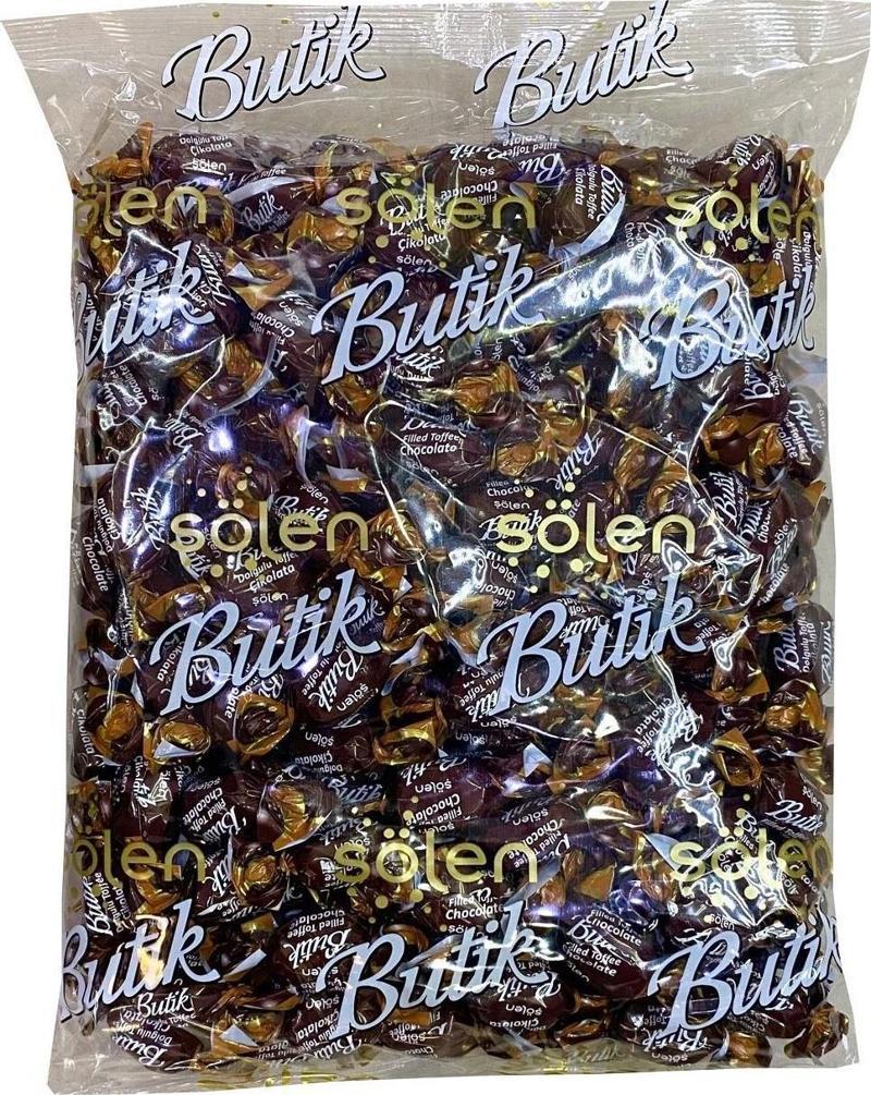 Butik Çikolata Dolgulu Toffee Şeker 1 Kg